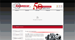 Desktop Screenshot of consmecar.com